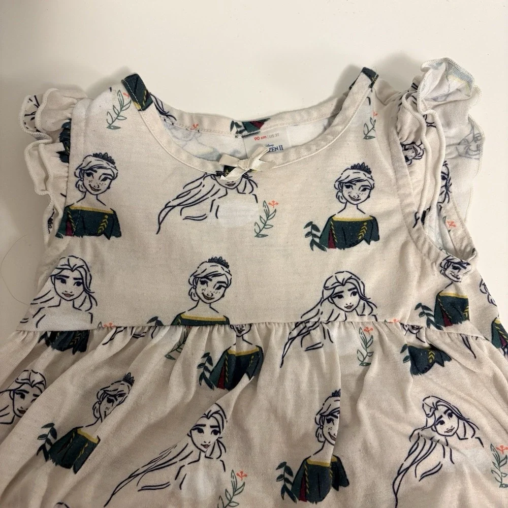 Hannah Andersson x Disney Frozen 2 Nightgown Girls Size 90cm 3T